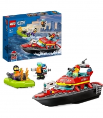 Lego City Lancha de Rescate de Bomberos