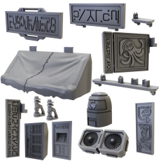 Sci-Fi Terrain: Street Accessories