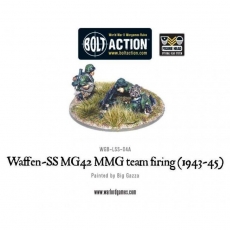 Waffen-SS MG42 MMG team firing (1943-45)