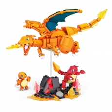 Pokmon Kit de Construccin Mega Construx Set de Evoluciones de Charmander