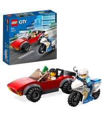 Lego City Moto de Polica y Coche a la Fuga