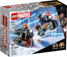 Lego Marvel Motos de Viuda Negra y el Capitn Amrica
